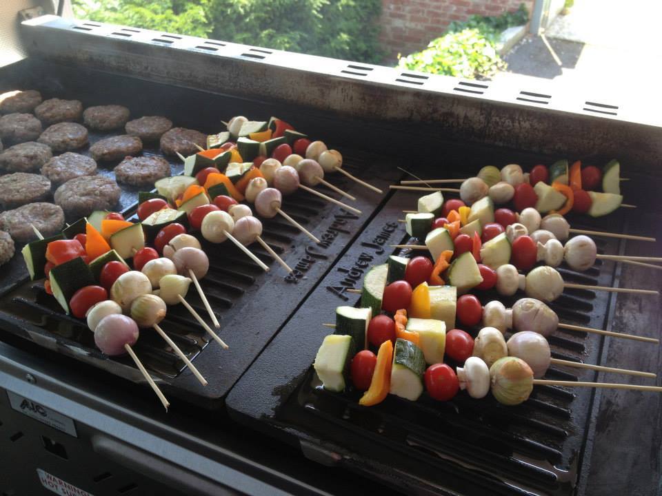 veggie kebabs